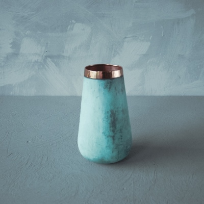 Vase Capsule Copper Small