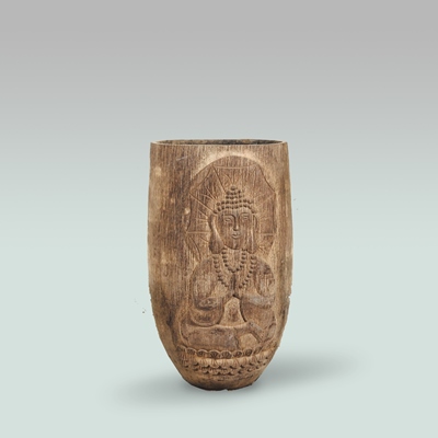 Vase Palm Budha