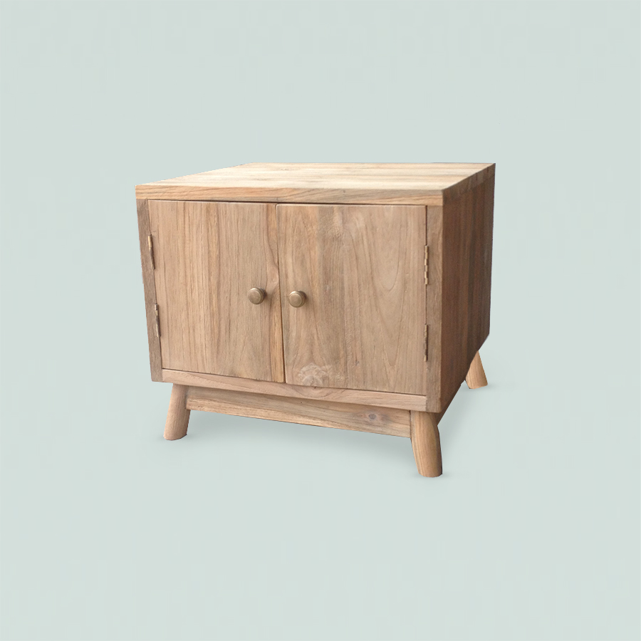 Side Table Retro 2  Door