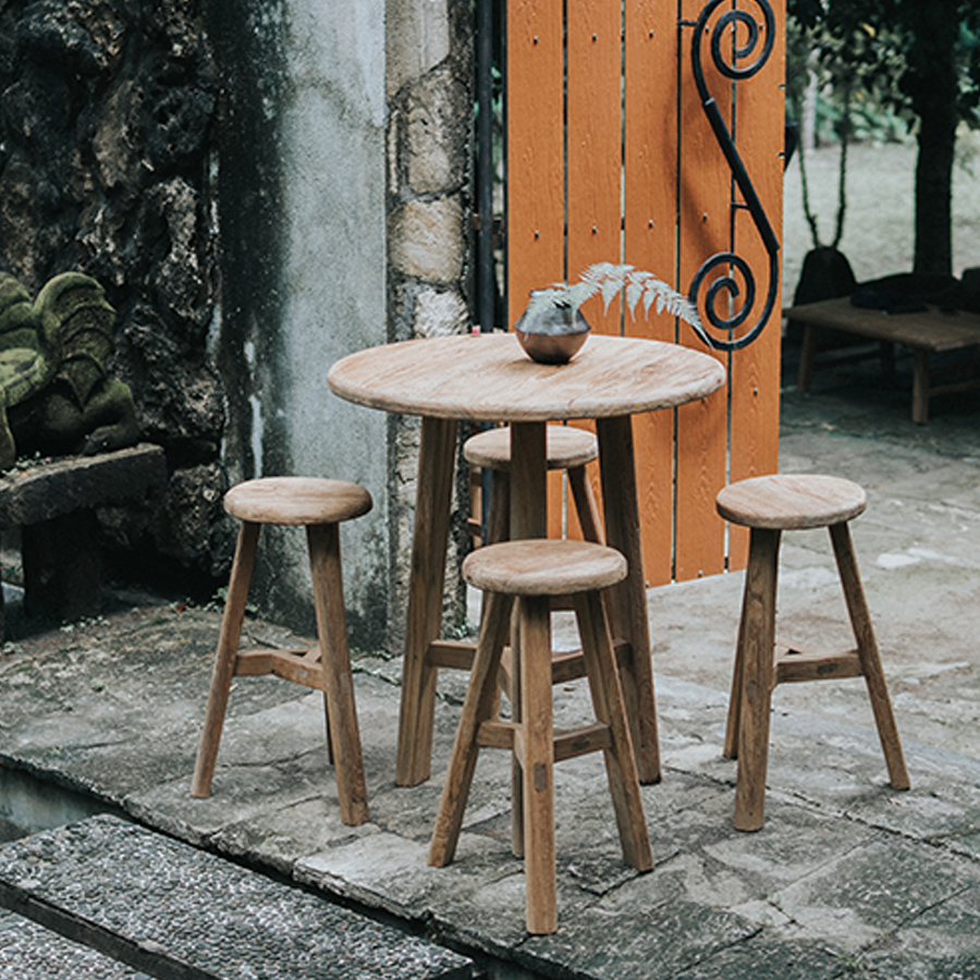 Round Bar Stool Arnaud