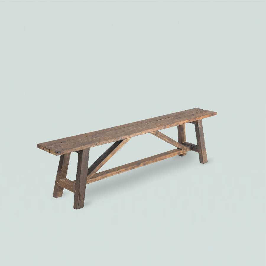 Long Bench Ranna Rustic