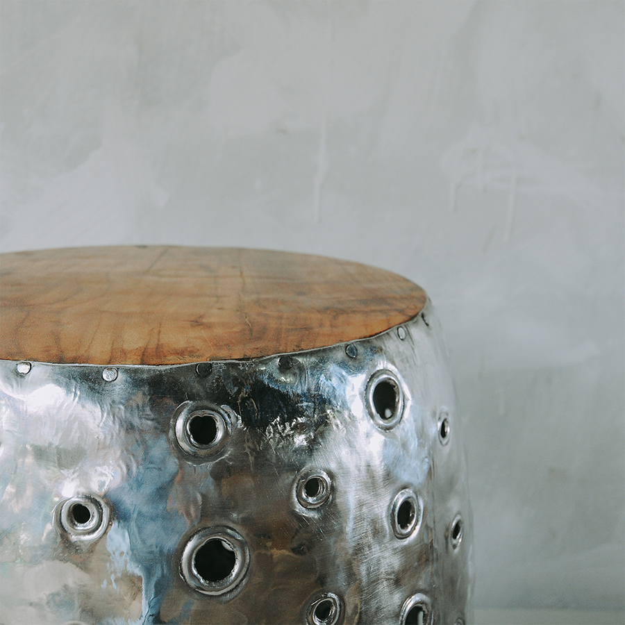 Stool Aluminium Hole