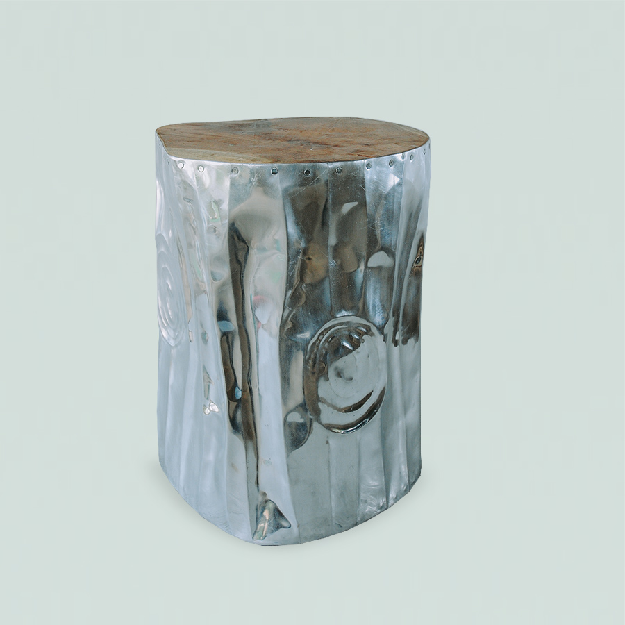 Stool Aluminium Plain