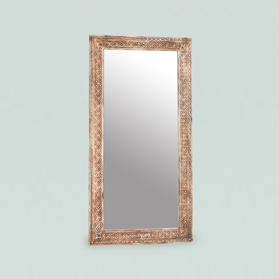 Frame Mirror Kawung