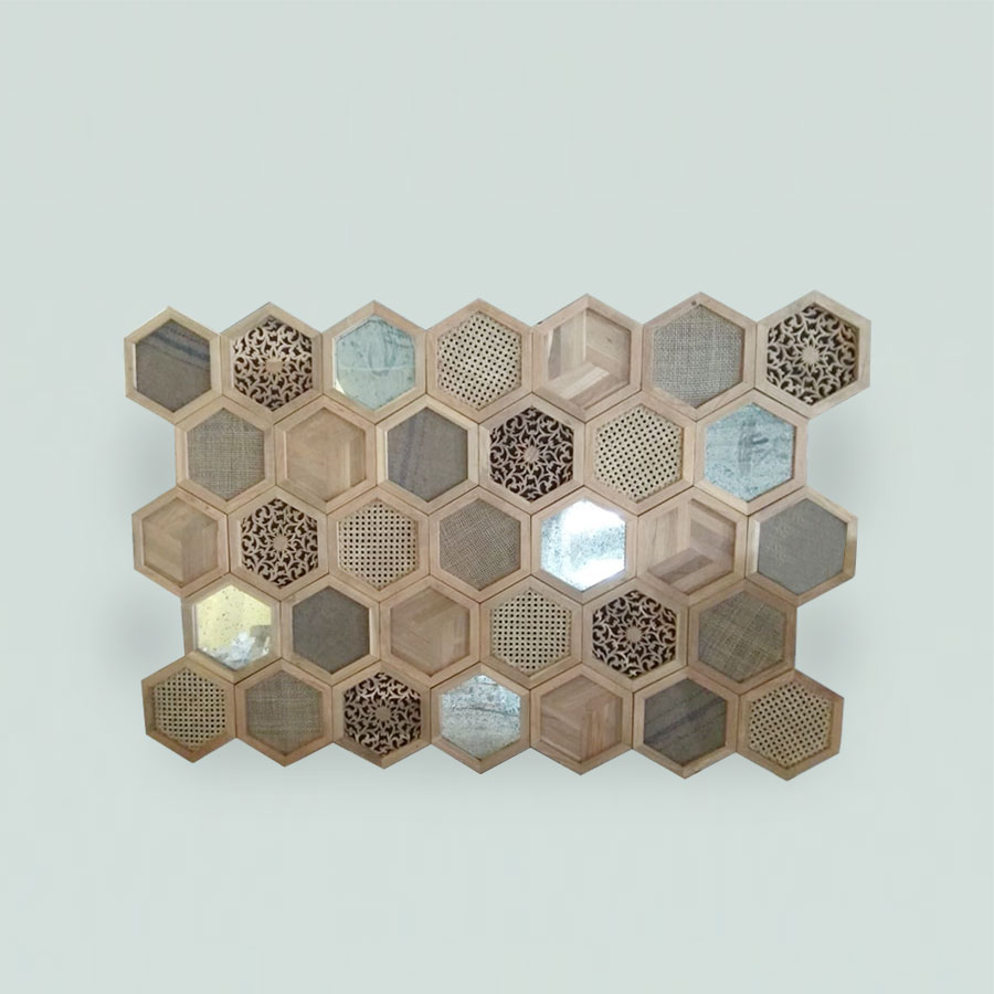 Wall Deco Hexagon Ram Truntum